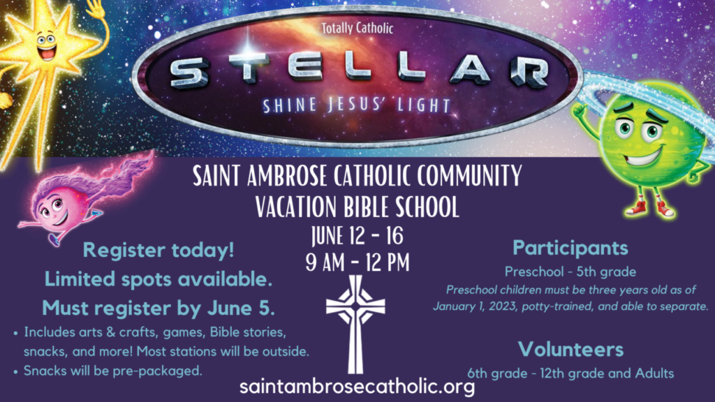 Saint Ambrose Catholic Community Vacation Bible School