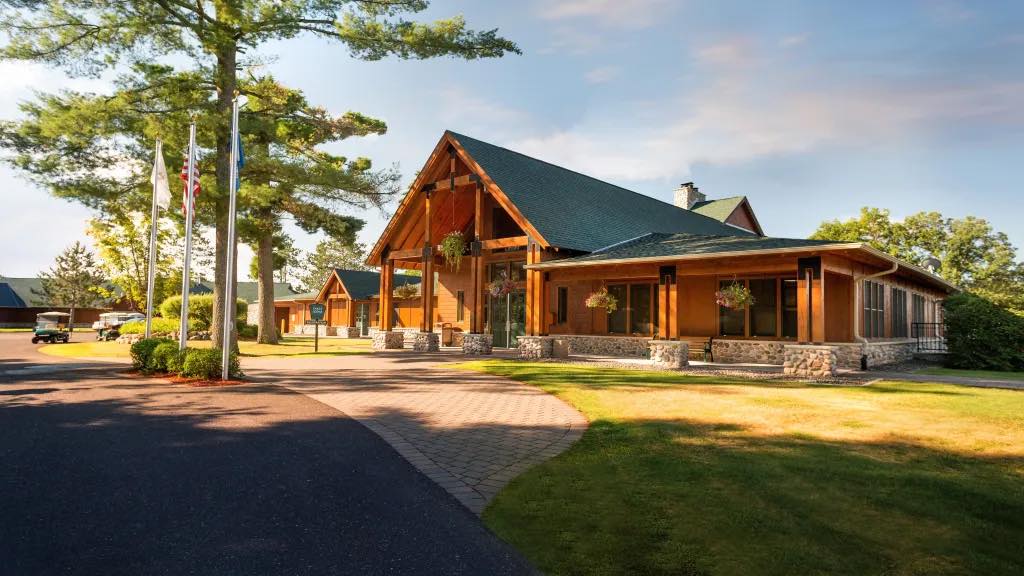 Trinity Woods Retreat Center front entrance